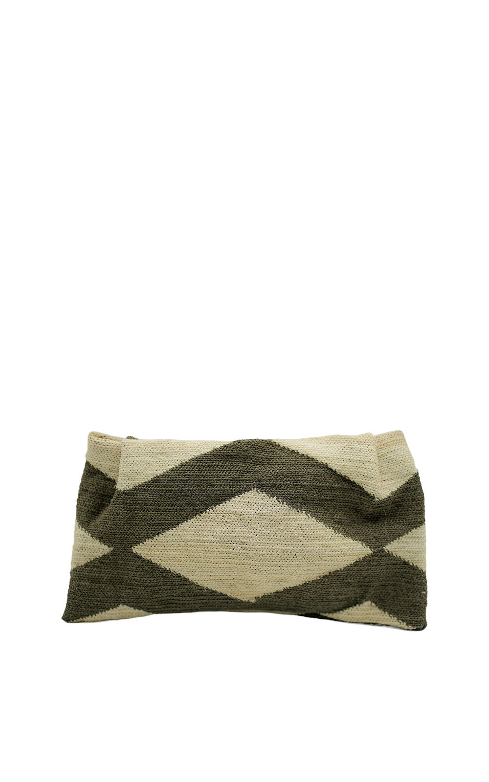 SHIGRA CLUTCH BROWN BLACK