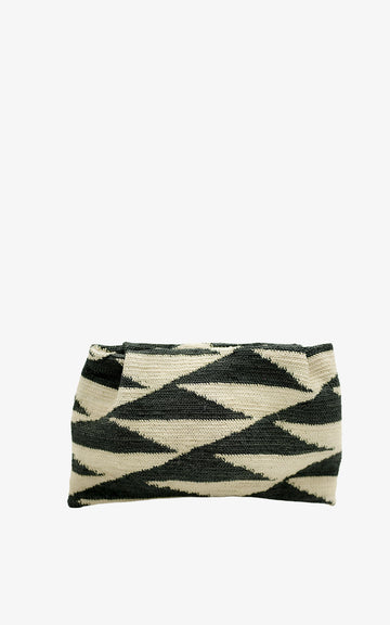 SHIGRAS CLUTCH BLACK & WHITE
