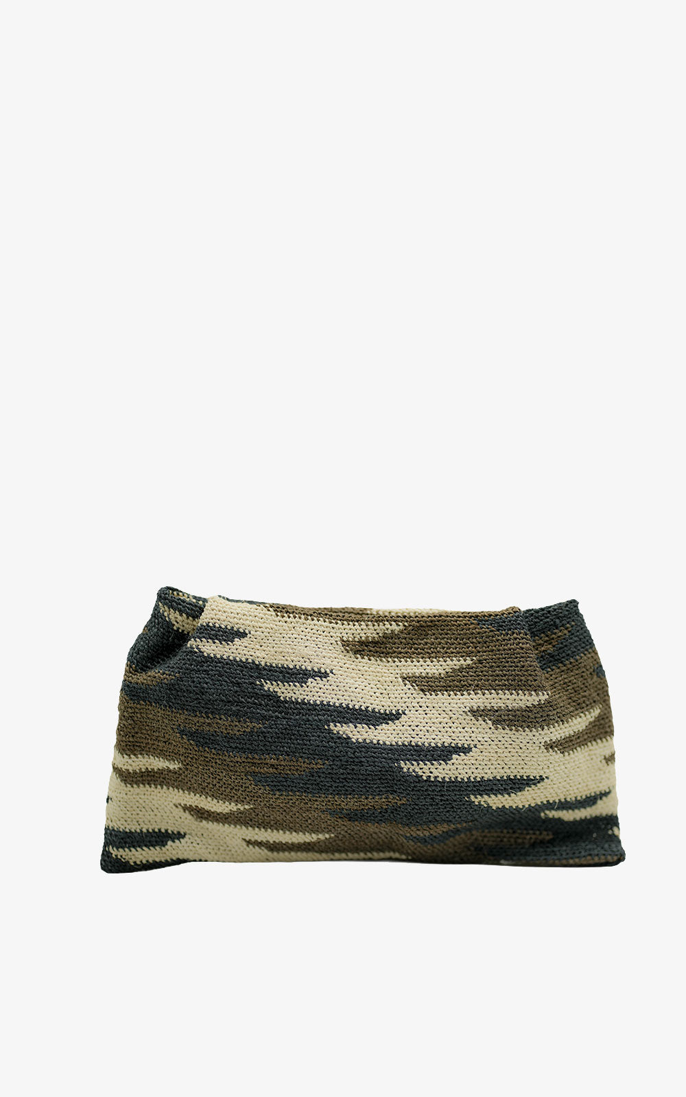 SHIGRAS CLUTCH BROWN BLACK