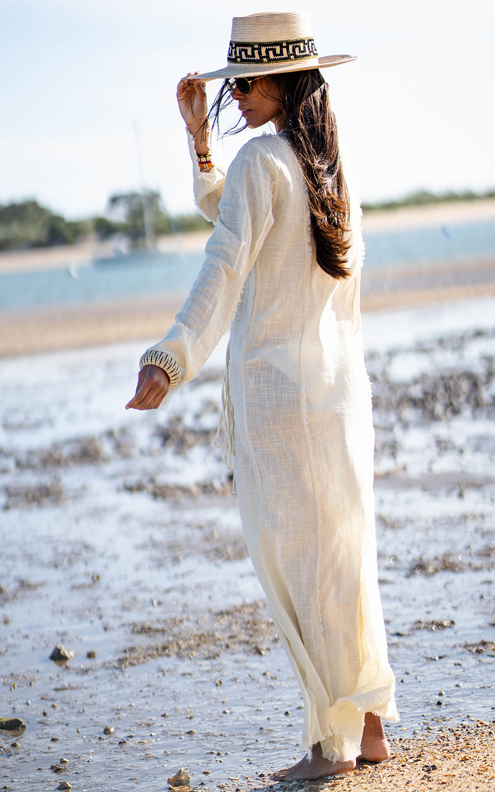 VESTIDO HAVEN RAW EDGE