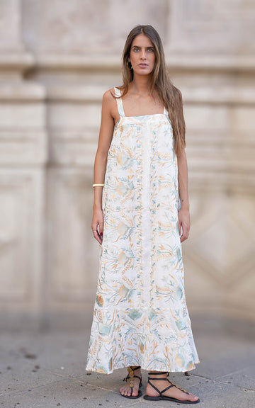 VESTIDO AZALEA CHAMPAGNE GREEN