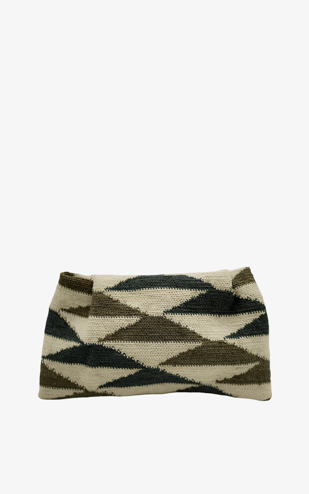 SHIGRAS CLUTCH BROWN BLACK