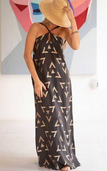VESTIDO AFRODITA CHARCOAL