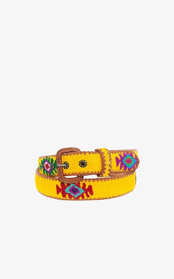 Yellow Ethnic Belt