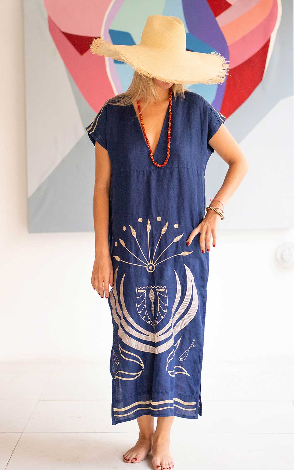 VESTIDO ARTEMISA NAVY