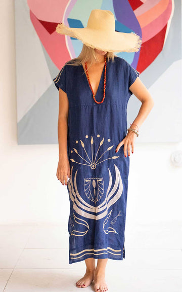 VESTIDO ARTEMISA NAVY