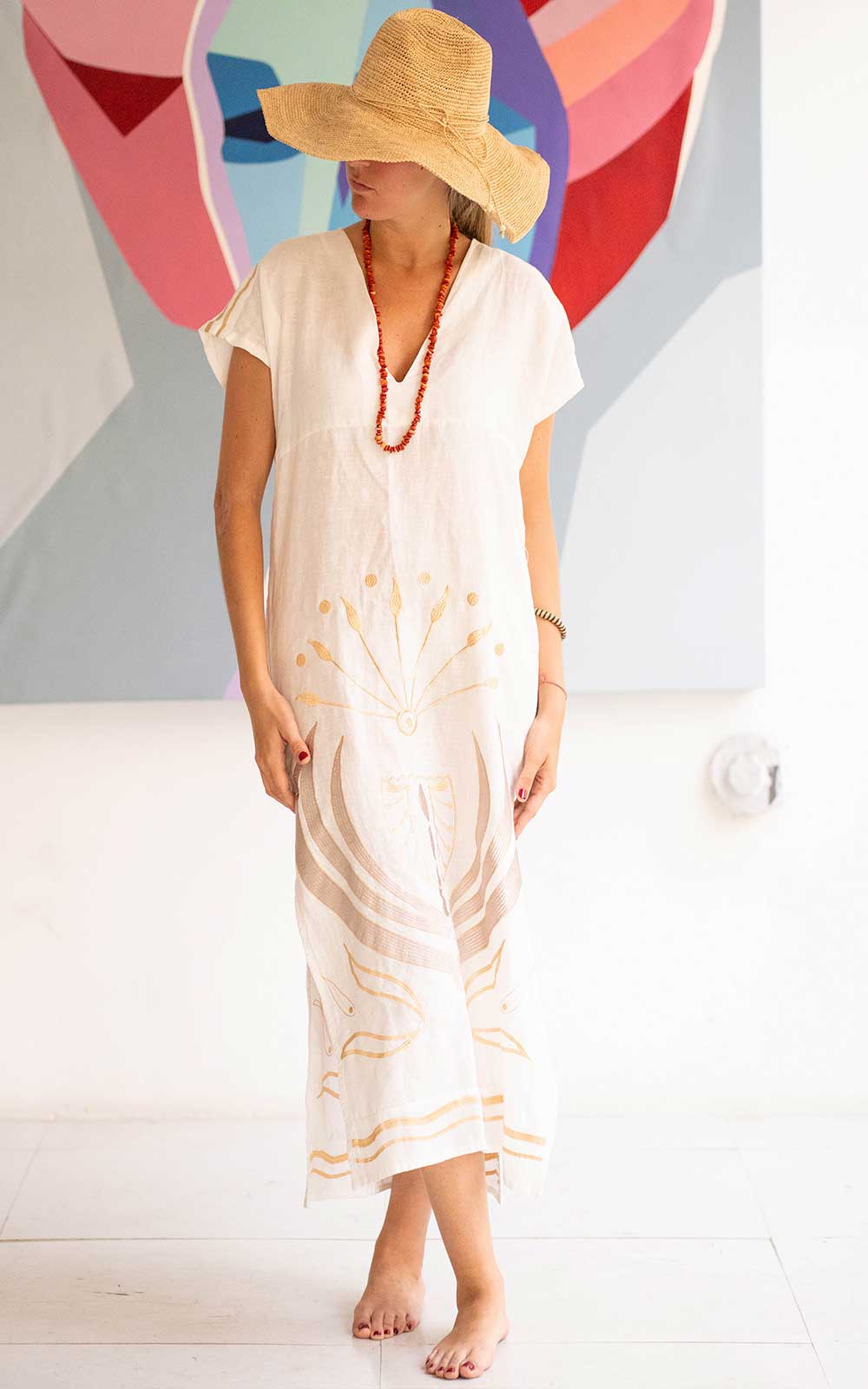 VESTIDO ARTEMISA OFF WHITE