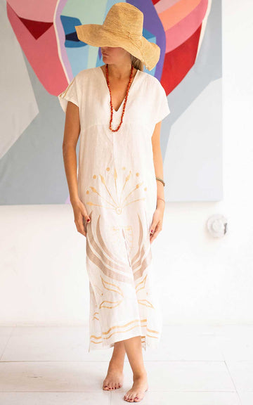 VESTIDO ARTEMISA OFF WHITE
