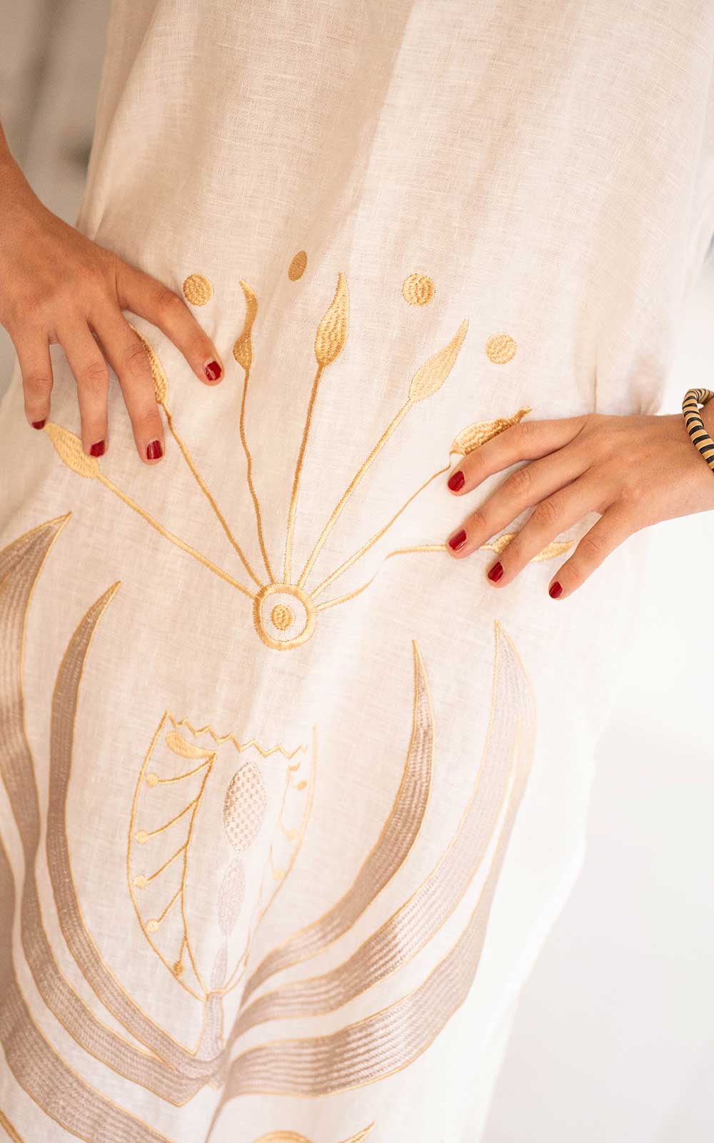VESTIDO ARTEMISA OFF WHITE