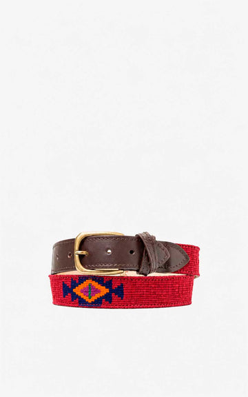 CINTURÓN AZTECA ROJO