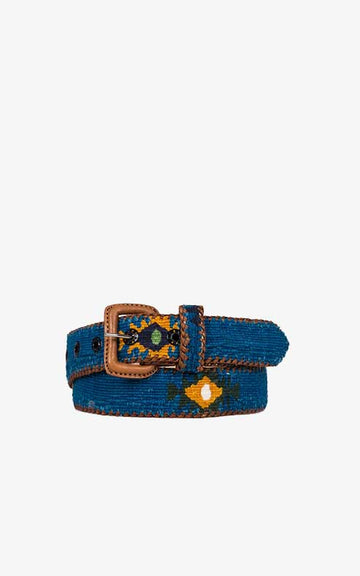 Petroleum Blue Ethnic Belt