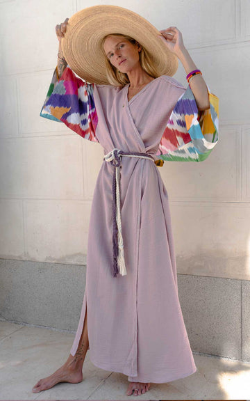 PURPLE KAFTAN DRESS