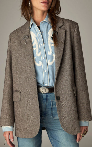 BLAZER NICO CHOCOLATE CHAUD