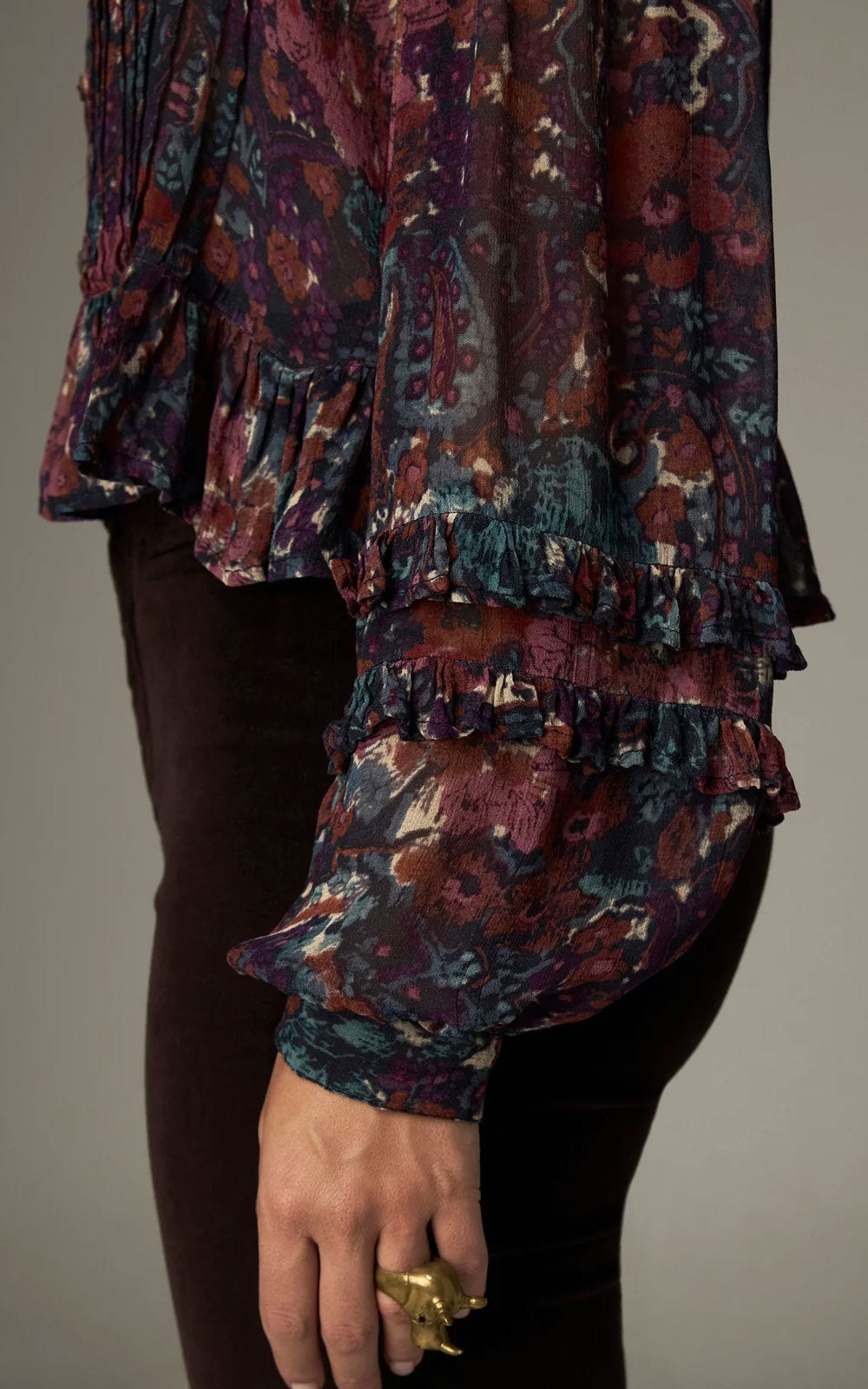 BLUSA LERELE DEEP PURPLE