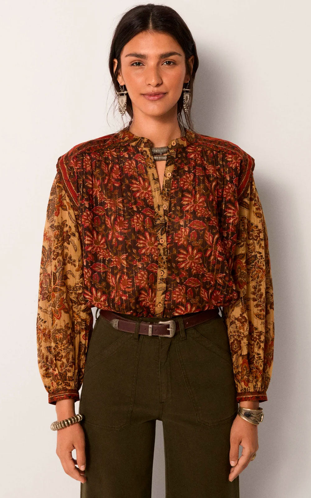 BLUSA ADELE AUTUMN LEAVES