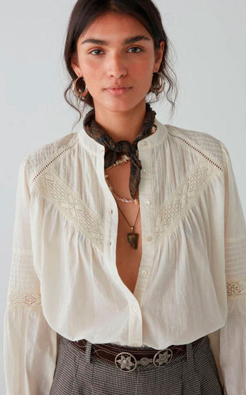 AGUEDA BONE BLOUSE