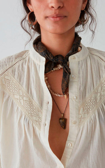 AGUEDA BONE BLOUSE