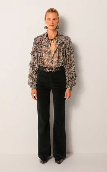 CAMILLA BLUE ORCHID BLOUSE