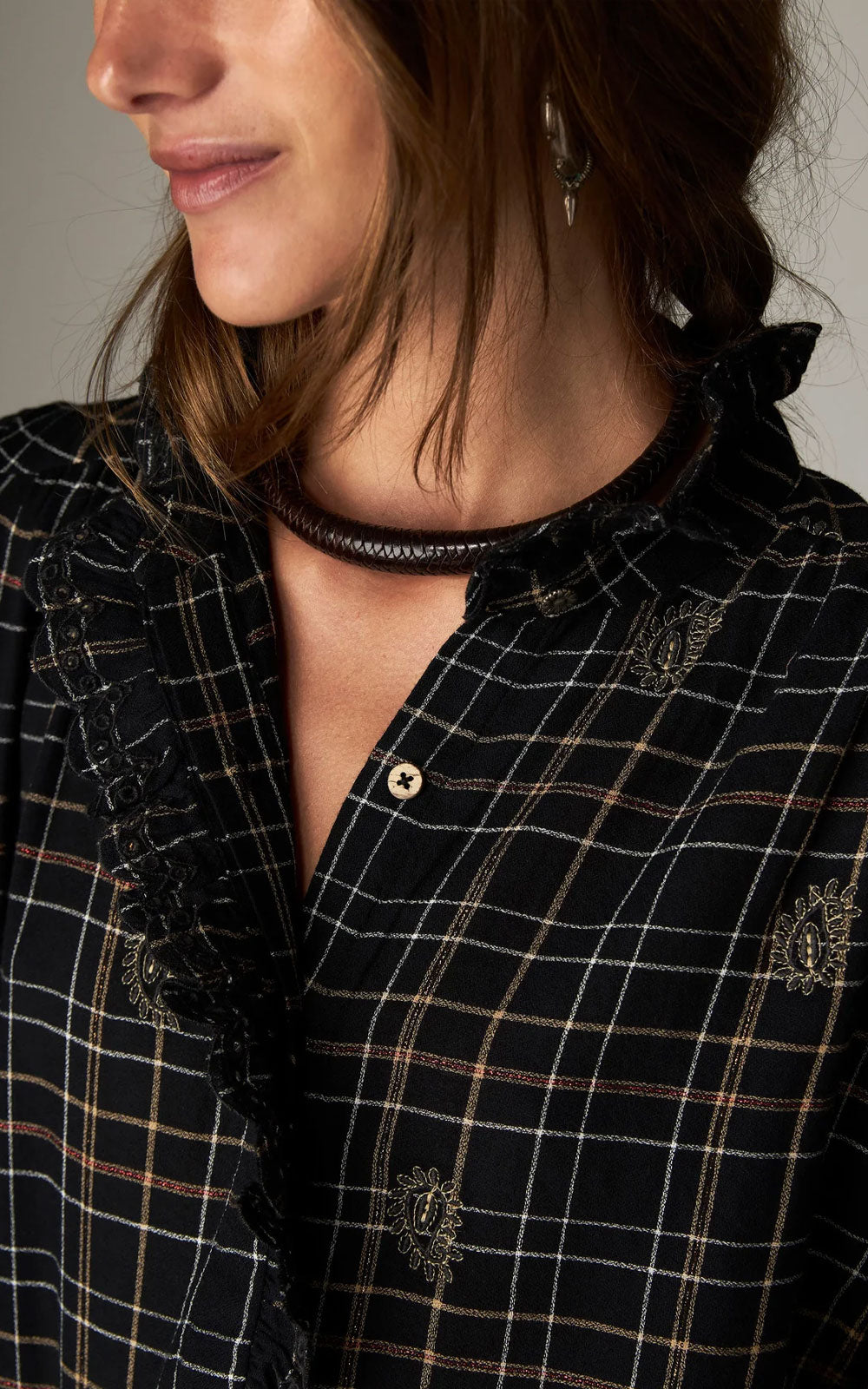 BLUSA COCO NOIR PLAID