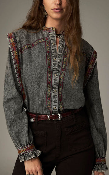 BLUSA EDITH GREY HAMPTONS