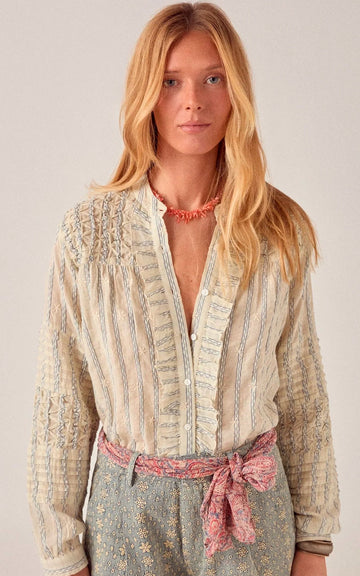 ELTA CLOUD THREAD BLOUSE