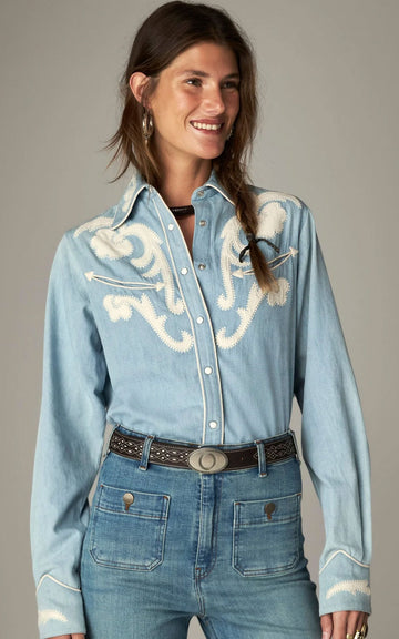 BLUSA FRANKIE BLUE MUSTANG