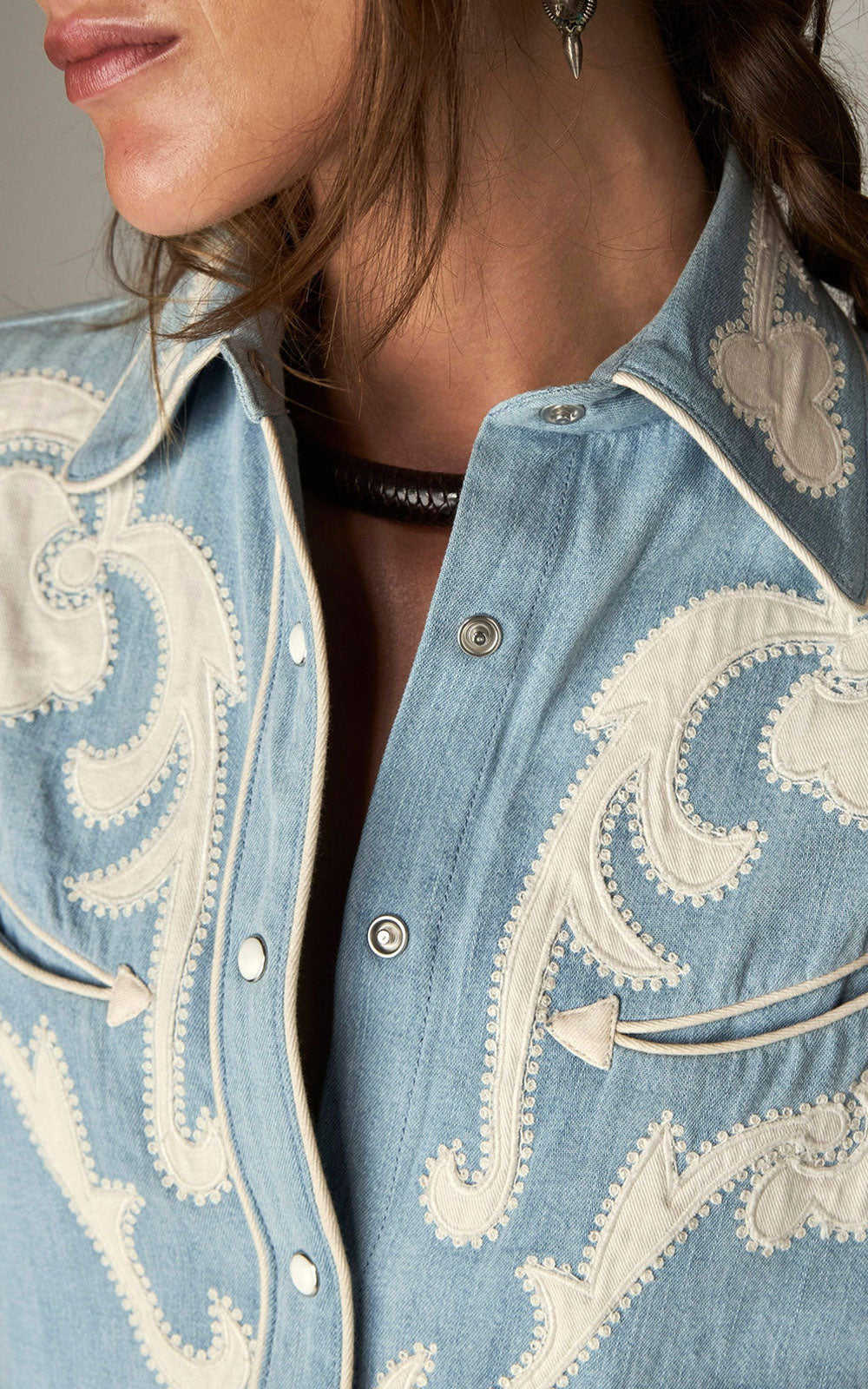 BLUSA FRANKIE BLUE MUSTANG
