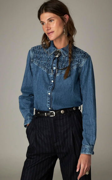BLUSA KUMUD BLUE DENIM