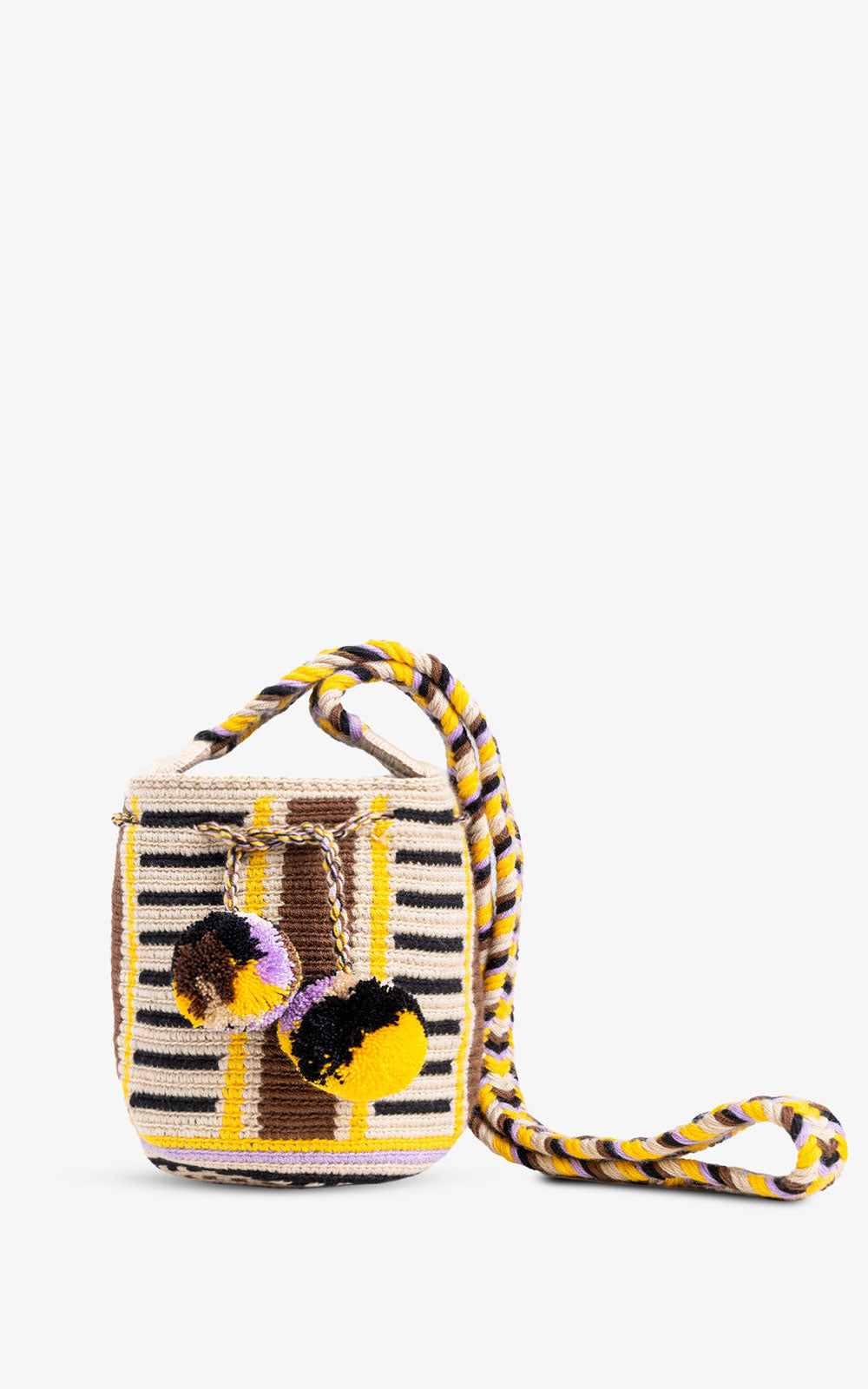 SMALL WAYUU CEBRA BROWN ASA TRENZADA