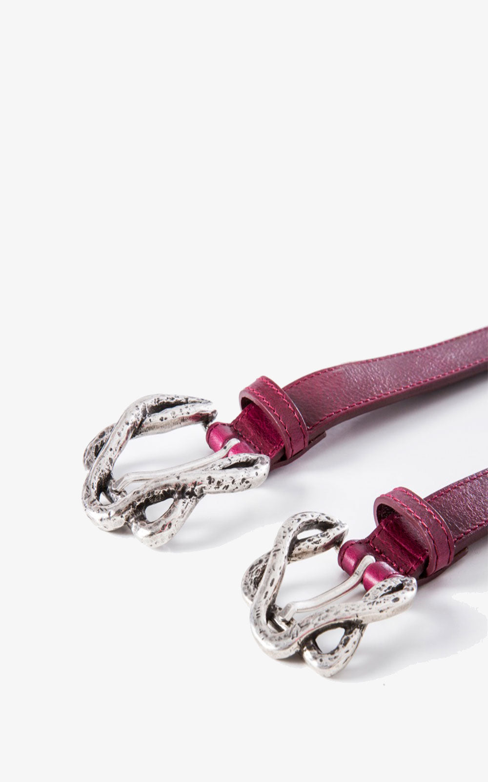 CINTURÓN SERPENT BURDEOS