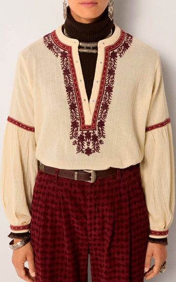 BLUSA BRUNA BORDEAUX