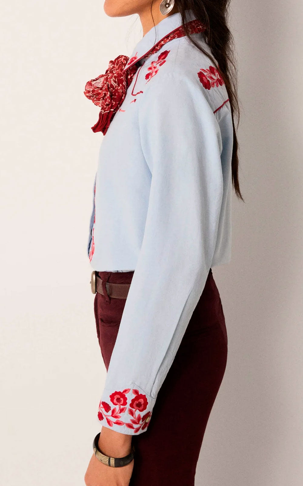 BLUSA JOSE RANCH BLUE