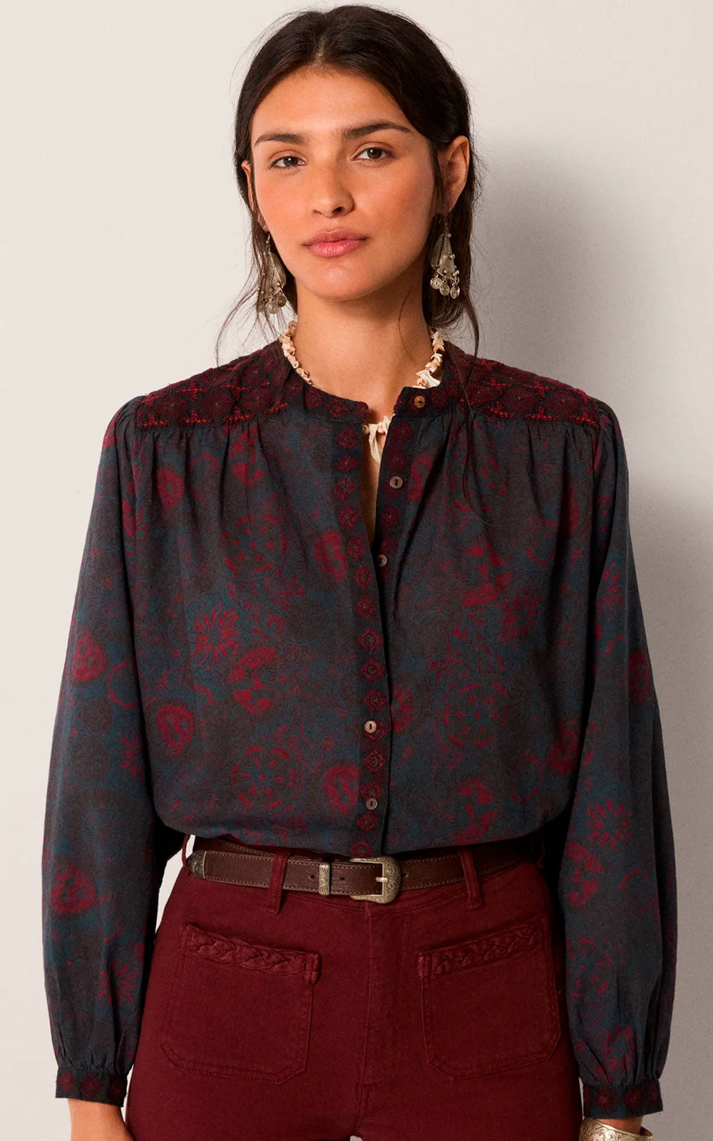 BLUSA CHARLOTTE DEEP BLUE