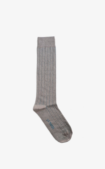 PLAIN PEARL GREY SOCKS