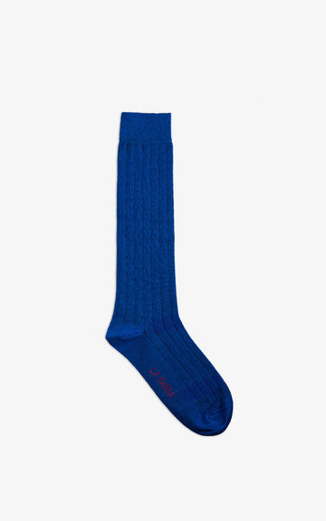 PLAIN BLUE FRANCE SOCK