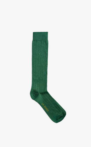 PLAIN DARK GREEN SOCK