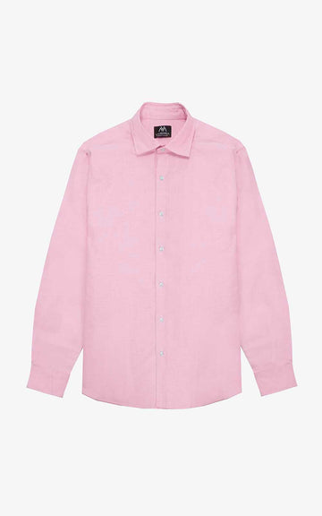 CAMISA OXFORD ROSA LISA