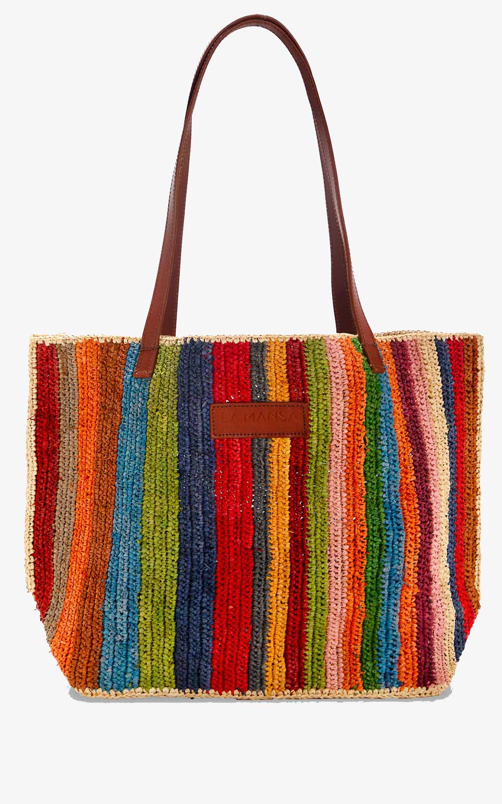 BOLSO CASSANDRA RAFIA RAINBOW