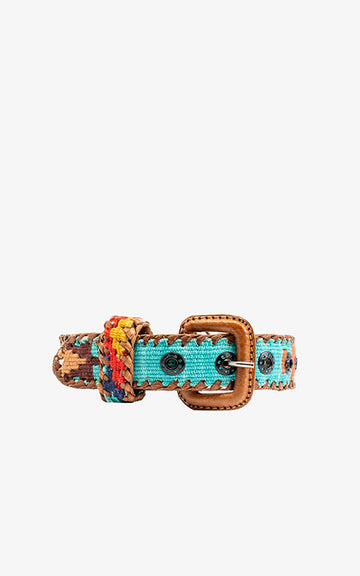 Ethnic Dragonfly Dog Collar