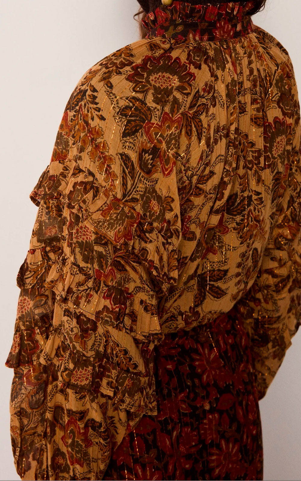 VESTIDO CLAUDINE AUTUMN LEAVES