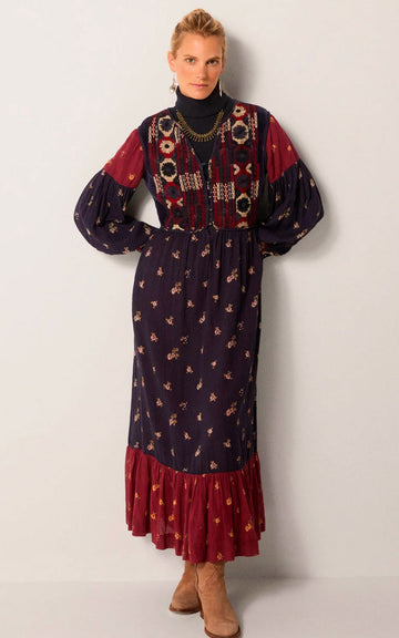 VESTIDO GINEVRA MARINO
