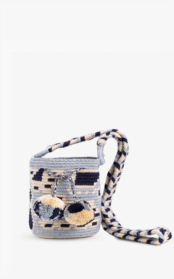 SMALL WAYUU ESPESURA LIGHT GREY ASA TRENZADA