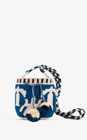 SMALL WAYUU FREEDOM BLUE ASA TRENZADA