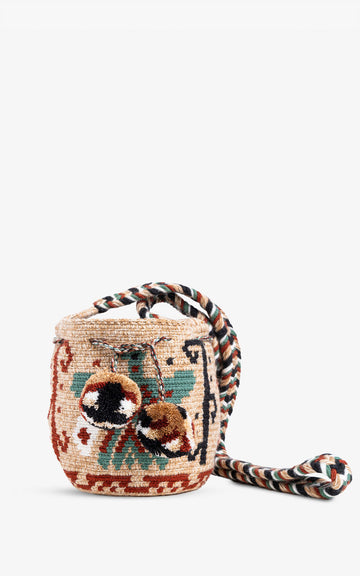 SMALL WAYUU GREEN BIRD ASA TRENZADA