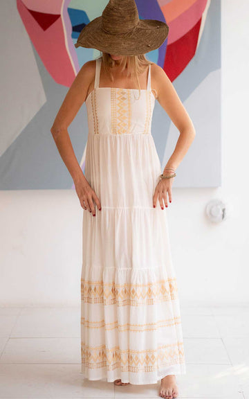 HESTIA OFF WHITE DRESS