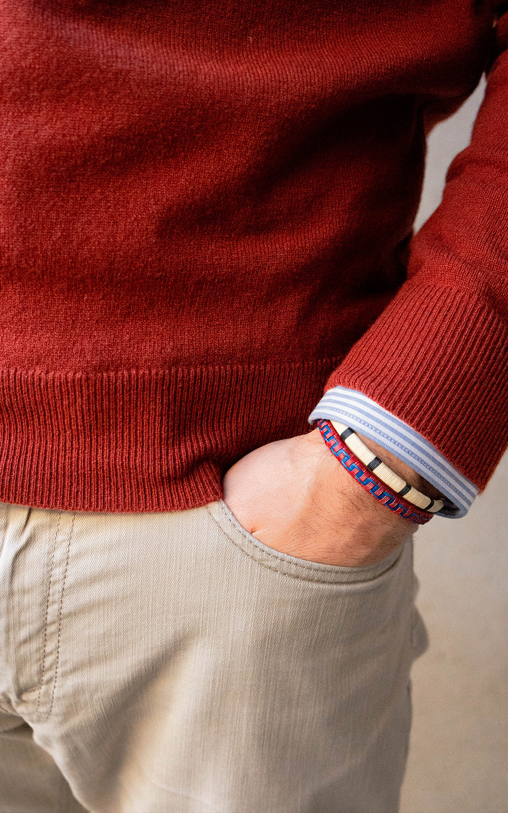 JERSEY DE CASHMERE TERRACOTA