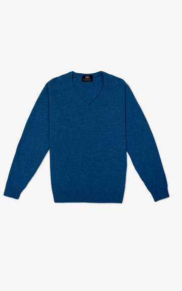 CAMEL V-NECK SWEATER