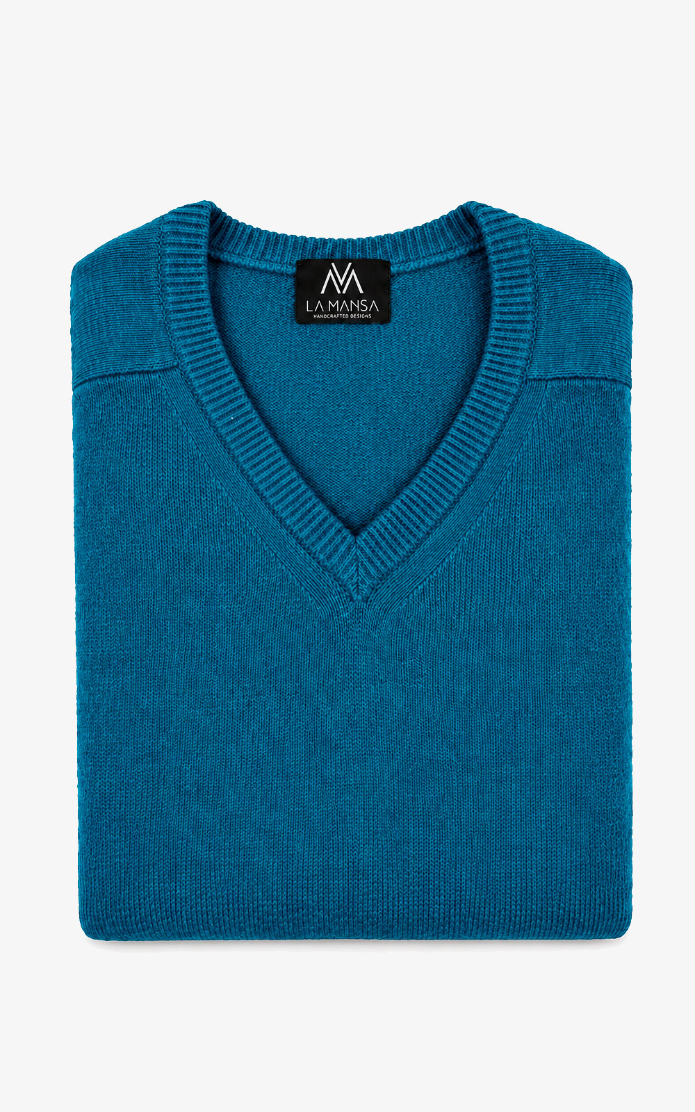 JERSEY DE PICO AZUL PAVO