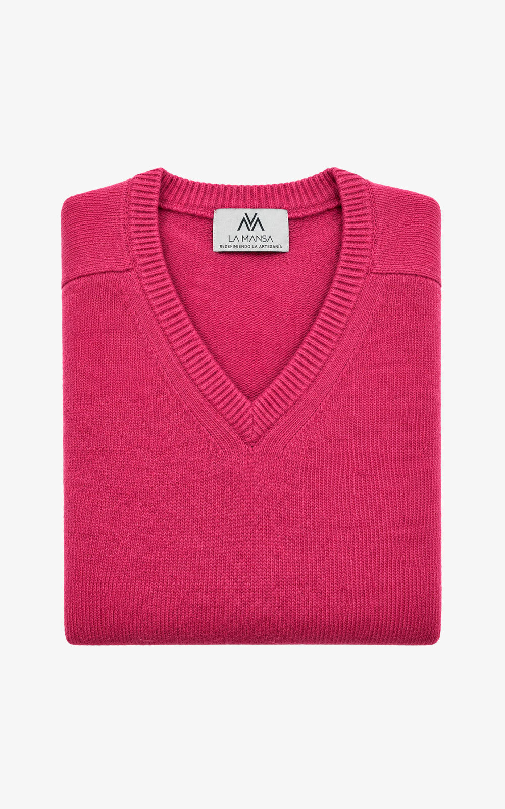CAMEL V-NECK SWEATER