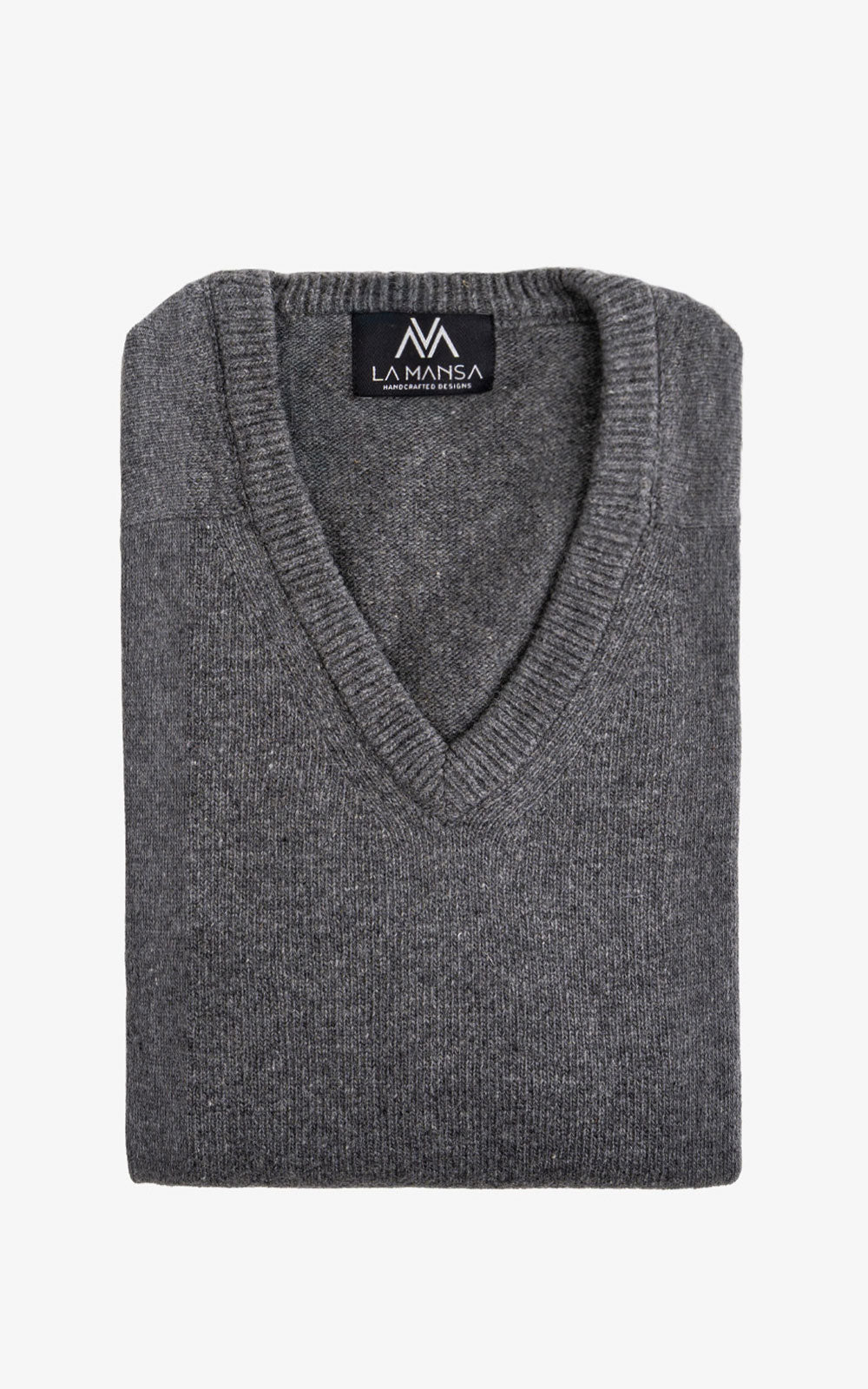DARK GREY V-NECK JERSEY